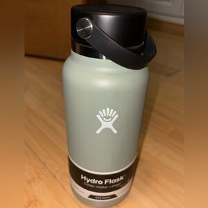 Hydro Flask 32oz Wide Mouth Water Bottle Flex Cap AGAVE